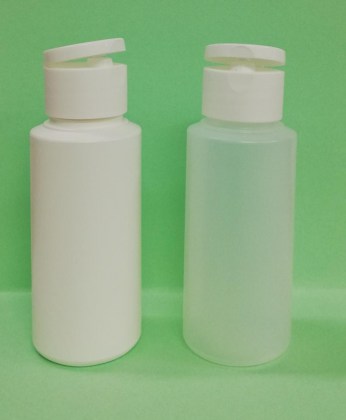 FLACONE PET BIANCO RO cc. 100 tappo flip-top